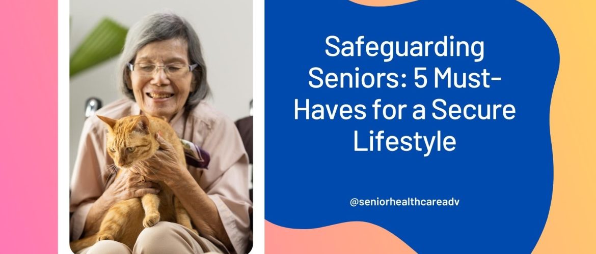 A group of seniors engaged in various activities to promote a secure lifestyle.