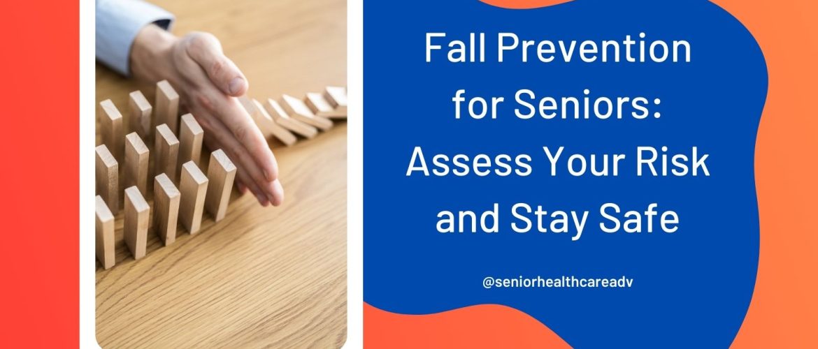 A hand strategically halts a chain reaction of falling dominoes, preventing them from collapsing further. Just as Medicare Advantage helps prevent healthcare setbacks, seniors can stop the cascade of fall risks.